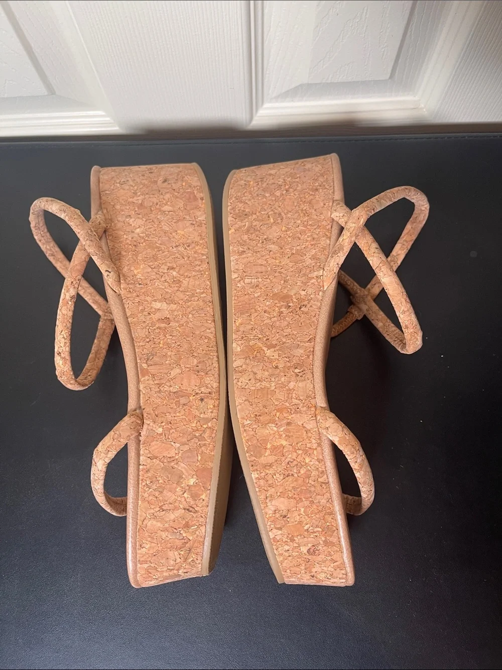 Coconuts by Matisse Blush Tan Cork Platform Sandals